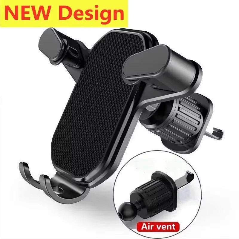 Phone Accessories Holder Car - ที่ยึดโทรศัพท์ในรถยนต์แบบสากล พร้อมฐานตะขอ รองรับ GPS ติดตั้งช่องระบายอากาศในรถยนต์ สำหรับ