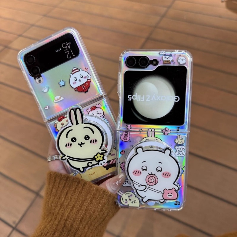 Phone Zone Accessories & Repair Photos - เคสโทรศัพท์แม่เหล็ก Chiikawa Usagi สุดฮิต พร้อมช่องใส่บัตรเลเซอร์ สำหรับ