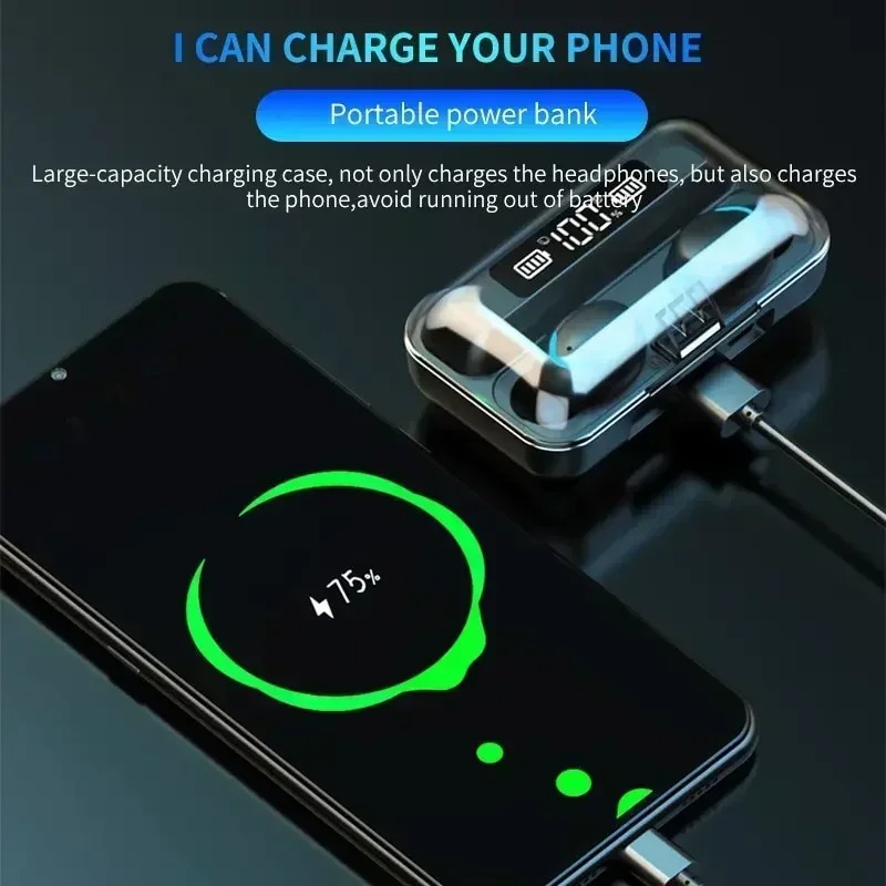 หูฟังบลูทูธ 9D สเตอริโอ เบสหนั - Phone Accessories Amazon บทวิจารณ์และราคา