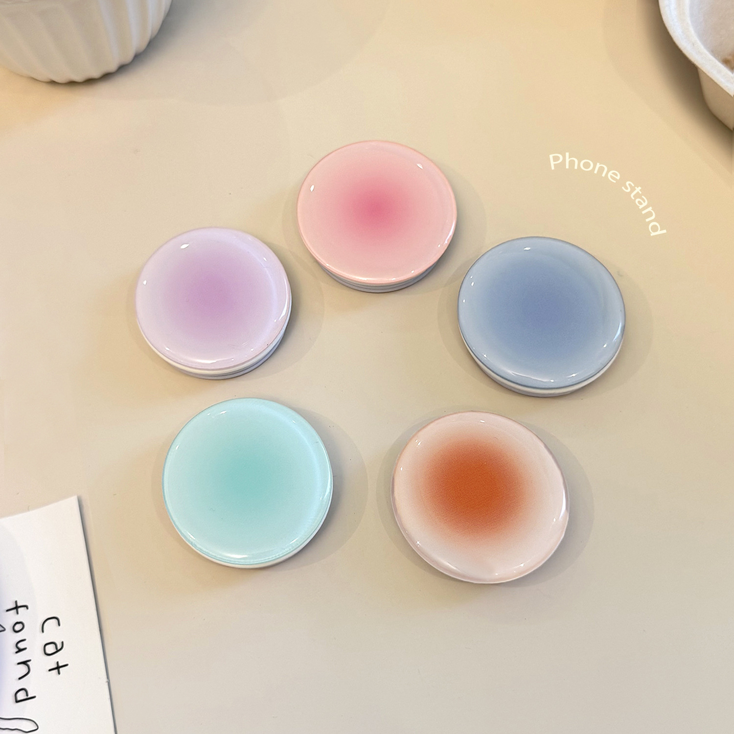 ที่จับโทรศัพท์แบบไล่สีสไตล์ In - Phone Accessories Useful บทวิจารณ์และราคา