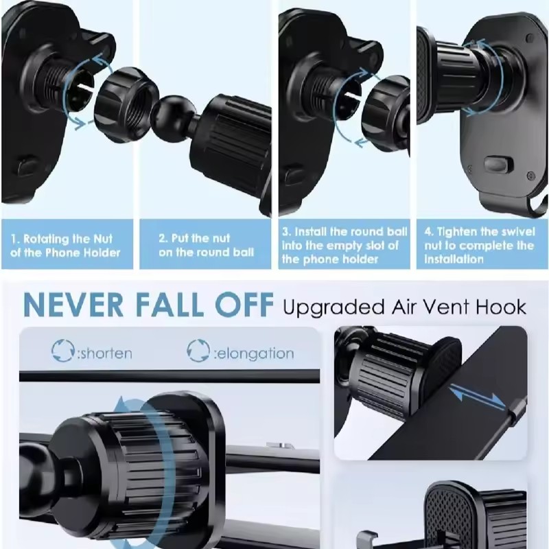 ที่ยึดโทรศัพท์ในรถยนต์แบบสากล  - Phone Accessories Holder Car บทวิจารณ์และราคา