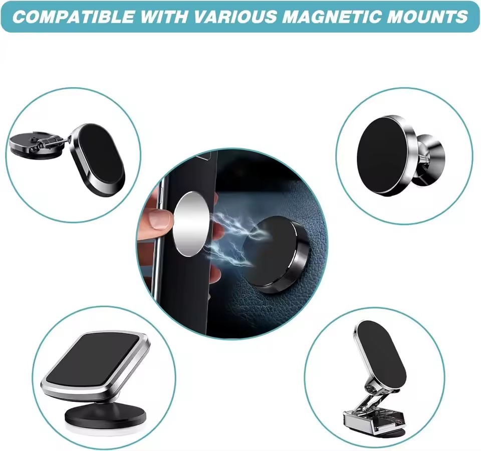 1/50 ชิ้น สติกเกอร์แผ่นโลหะบาง - Phone Accessories Useful บทวิจารณ์และราคา