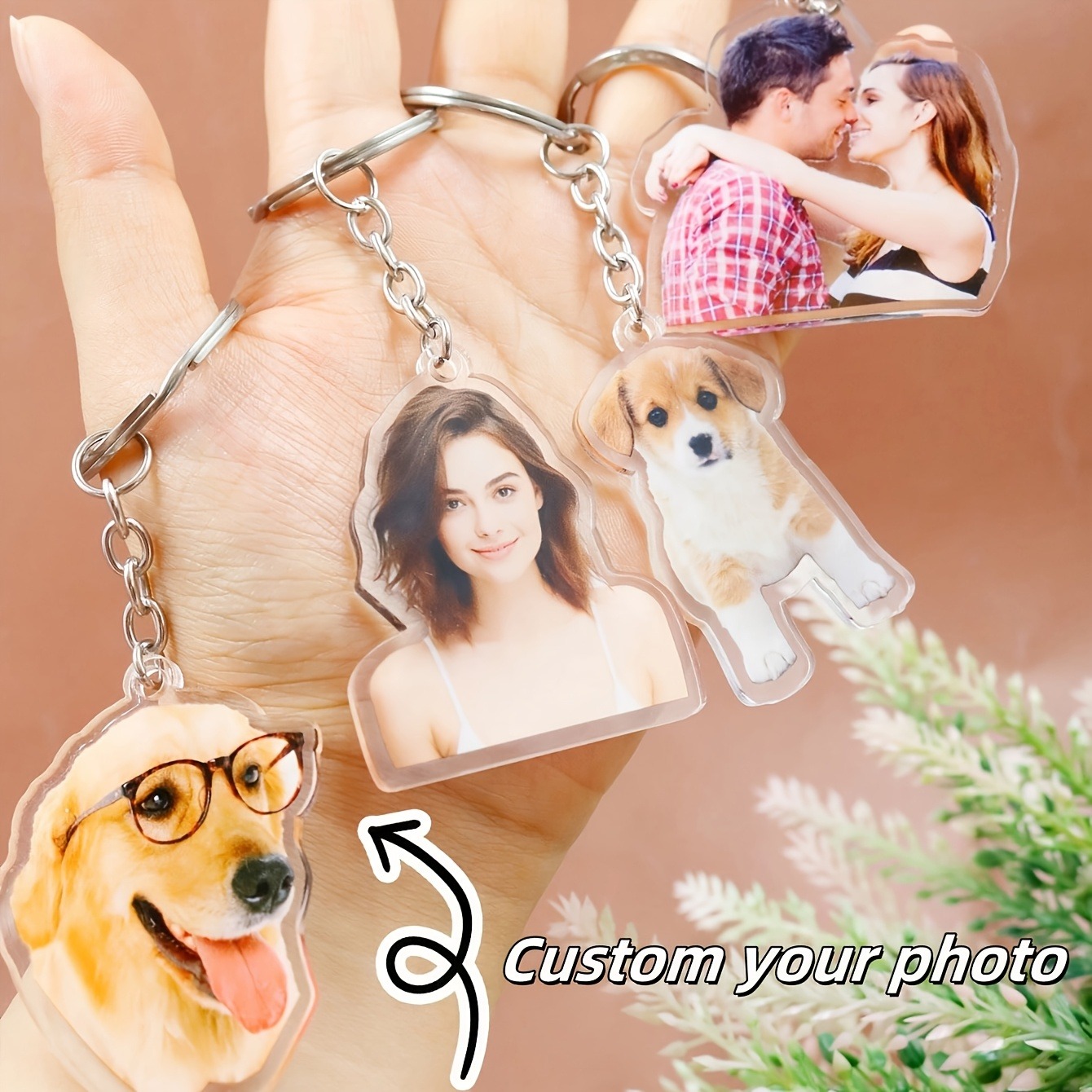 พวงกุญแจอะคริลิกใสแบบกำหนดเอง  - Phone Accessories Charms บทวิจารณ์และราคา
