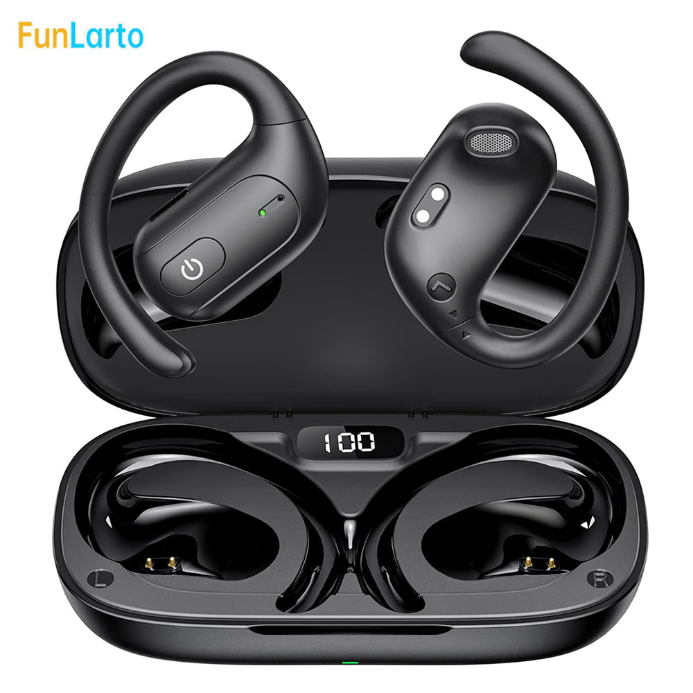 หูฟังวิ่งไร้สายแบบเปิดหู หูฟัง - Phone Accessories Amazon บทวิจารณ์และราคา